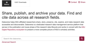 ASU Dataverse Header