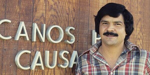 Tommy Espinoza by Chicanos Por La Causa building, Phoenix, Arizona, Circa 1970s