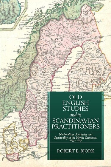 Vintage map of Scandinavian countries