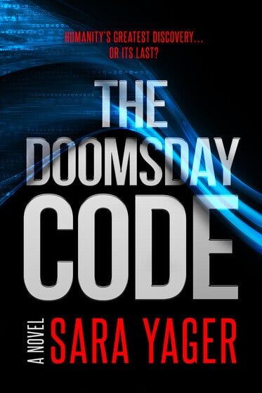 Black background with some blue code language streaming across the cover