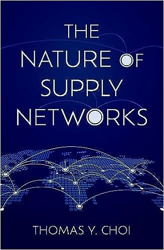 Cover of "The Nature of Supply Networks"