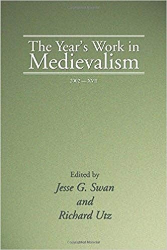 Cover of "The Year's Work in Medievalism" featuring a light green background