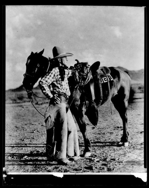 Cowboy and His Horse