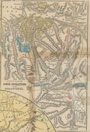 Wells Seat of War 1854; The Crimean War