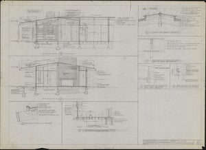 Mello Residence section drawing