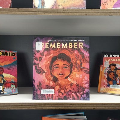 Photo of the cover to Joy Harjo children's book "Remember."  