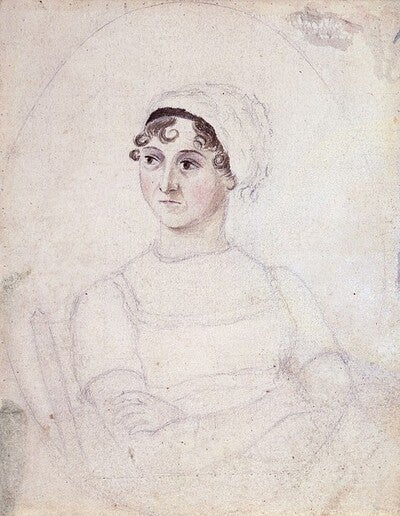 portrait of Jane Austen