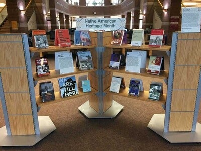 Native American Heritage Month book display