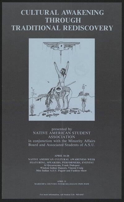 Native American Cultural Awareness Week poster